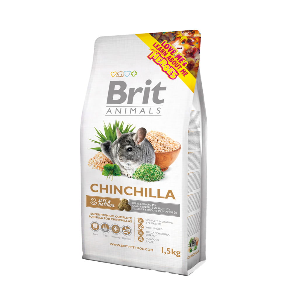 Brit Animals Chinchilla Complete karma dla szynszyli 1,5kg